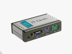 سوییچ 2 پورت KVM همراه با پشتیبانی از صدای دی-لینک مدل KVM-121